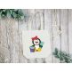 Penguin Girl Sand Bucket Applique | Machine Embroidery Designs by JuJu