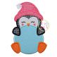 Penguin Peeker Girl Applique | Machine Embroidery Designs by JuJu
