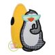 Penguin Surf Applique | Machine Embroidery Designs by JuJu