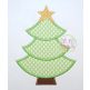 Christmas Tree Pennant Applique | Machine Embroidery Designs by JuJu