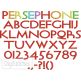 Persephone Embroidery Font