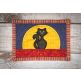 Black Cat Moon Mug Rug | Machine Embroidery Designs by JuJu