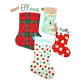 ITH Quilted Stockings | Machine Embroidery Designs by JuJu