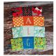 Monogrammed Button Coffee Wrap | Machine Embroidery Designs by JuJu