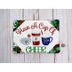 ITH Have A Cup Of Cheer Mug Rug | Machine Embroidery Designs by JuJu