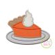 Pie Slice Applique | Machine Embroidery Designs by JuJu