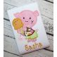 Pig Ice Cream Applique | Machine Embroidery Designs by JuJu