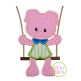 Piggy in the Swing Boy Applique | Machine Embroidery Designs by JuJu