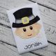 Pilgrim Head Boy Applique | Machine Embroidery Designs by JuJu