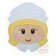 Pilgrim Head Girl Applique | Machine Embroidery Designs by JuJu
