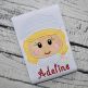 Pilgrim Head Girl Applique | Machine Embroidery Designs by JuJu