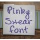 Pinky Swear Embroidery Font Machine Embroidery Designs by JuJu