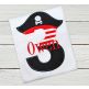 Pirate Numbers | Machine Embroidery Designs by JuJu