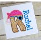 Pirate Alphabet Set Applique | Machine Embroidery Designs by JuJu