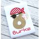 Pirate Numbers Set Applique
