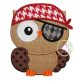Owl Pirate Applique | Machine Embroidery Designs by JuJu