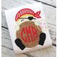 Pirate Monogram Peeker Applique | Machine Embroidery Designs by JuJu
