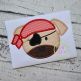 Pirate Puppy Dog Face Applique | Machine Embroidery Designs by JuJu