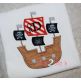 Pirate Ship Applique | Machine Embroidery Designs by JuJu