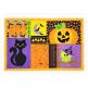 In The Hoop Halloween Placemat 1 | Machine Embroidery Designs by JuJu