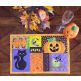 In The Hoop Halloween Placemat 1 | Machine Embroidery Designs by JuJu