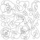 Poppies End-to-End Quilting | Machine Embroidery Designs by JuJu