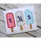 Popsicle Trio Applique | Machine Embroidery Designs by JuJu