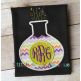 Potion Bottle Monogram Circle | Machine Embroidery Designs by JuJu