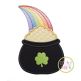 Pot of Gold Rainbow Applique | Machine Embroidery Designs by JuJu