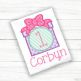Present Circle Bow Applique | Machine Embroidery Designs by JuJu