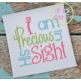 I am Precious in His Sight Embroidery Design | Machine Embroidery Designs by JuJu