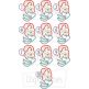 Pretty Princess 10 Birthday Applique