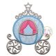 Princess Carriage Applique | Machine Embroidery Designs by JuJu