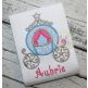 Princess Carriage Applique | Machine Embroidery Designs by JuJu