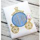 Princess Carriage Monogram Applique | Machine Embroidery Designs by JuJu