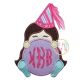 Princess Cone Monogram Peeker Applique | Machine Embroidery Designs by JuJu