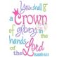 Princess Crown Verse | Machine Embroidery Designs by JuJu