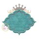Princess Crown Frame | Machine Embroidery Designs by JuJu