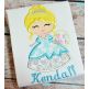 Princess Applique | Machine Embroidery Designs by JuJu