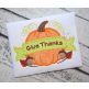 Pumpkin Banner Applique | Machine Embroidery Designs by JuJu