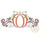Pumpkin Flourish Embroidery | Machine Embroidery Designs by JuJu