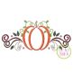 Pumpkin Flourish Embroidery | Machine Embroidery Designs by JuJu