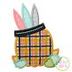 Pumpkin with Headdress Applique | Machine Embroidery Designs by JuJu