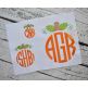Pumpkin Monogram Topper Fill Embroidery | Machine Embroidery Designs by JuJu