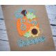 Pumpkin Sunflower Applique | Machine Embroidery Designs by JuJu