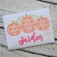 Pumpkin Trio Motif Embroidery | Machine Embroidery Designs by JuJu