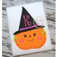 Pumpkin Witch | Machine Embroidery Designs by JuJu
