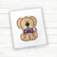 Puppy Boy Applique | Machine Embroidery Designs by JuJu