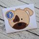 Puppy Face Applique | Machine Embroidery Designs by JuJu