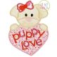 Puppy Love Girl Applique | Machine Embroidery Designs by JuJu